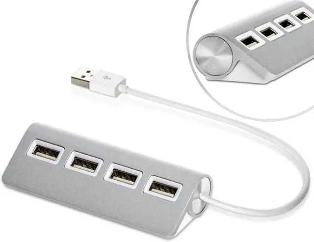 Main image of High Speed 480Mbps 4 Port USB 2.0 Hub,USB Splitter Adapter Port For Laptop PC Computer Peripherals Accessories
