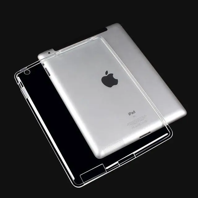 Alt view image 4 of 6 - iPad 2 Case,IPad 3 Case,iPad 4 Case,Clear Soft TPU Transparent Gel Silicone Bumper Tab Case Skin Cover for Apple iPad 2 / 3 / 4 9.7"