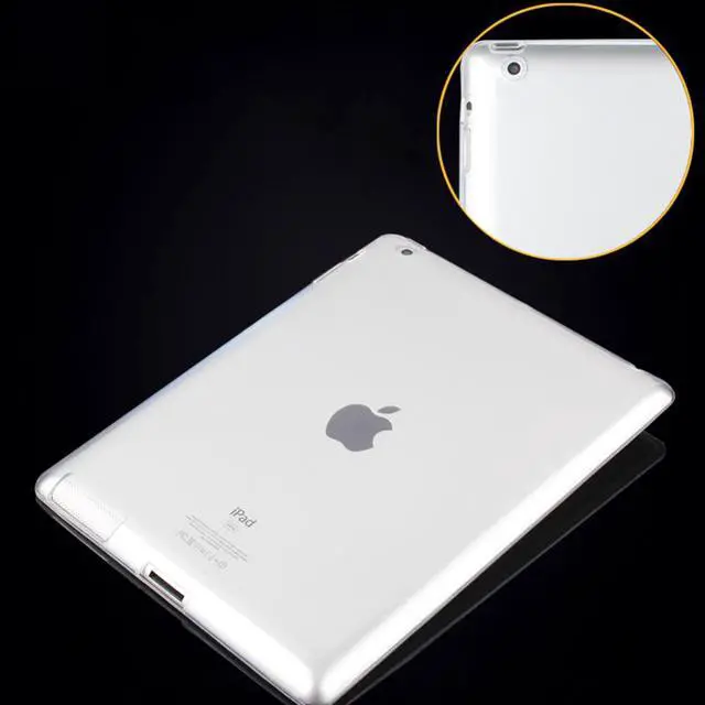 Alt view image 5 of 6 - iPad 2 Case,IPad 3 Case,iPad 4 Case,Clear Soft TPU Transparent Gel Silicone Bumper Tab Case Skin Cover for Apple iPad 2 / 3 / 4 9.7"