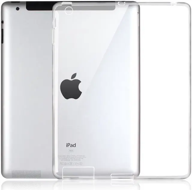 Alt view image 2 of 6 - iPad 2 Case,IPad 3 Case,iPad 4 Case,Clear Soft TPU Transparent Gel Silicone Bumper Tab Case Skin Cover for Apple iPad 2 / 3 / 4 9.7"