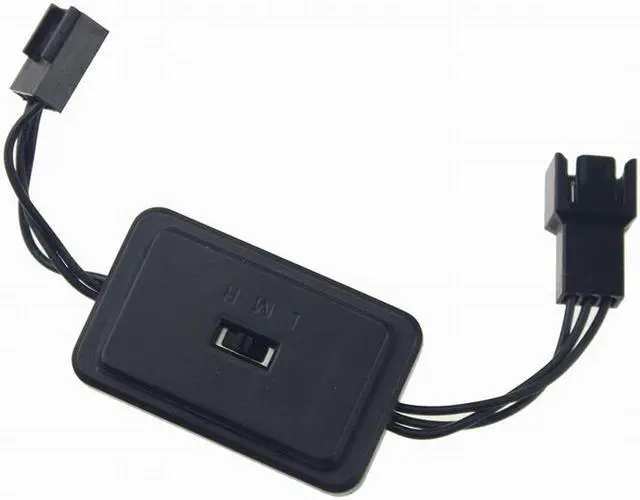Alt view image 2 of 4 - PC CPU 12V 3 pin Cooler Fan Speed Controller,Graphics Video Card VGA Case 3pin Fan 3 Level (70%,85%,100%) Speed Switcher for Noise Reducing