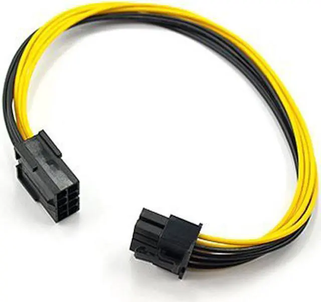 Alt view image 3 of 6 - GPU Video Card PCIe 8 pin to 8 pin Power Extension Cable, PCI Express 8pin Male to Female Power Extender Cord for Gaming Graphics Card - 8 inches