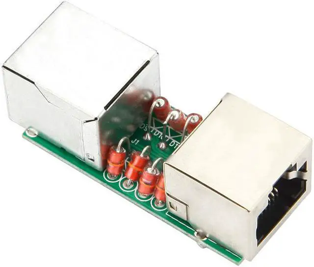 Alt view image 4 of 6 - Surge Thunder Lightning Protector RJ45 Network Coupler Adapter, Cat6 7 5E Network Lan Cable RJ-45 In-Line Connector Extender