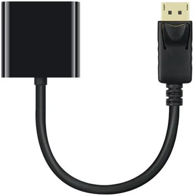 Alt view image 2 of 4 - 8 inch DisplayPort to VGA Active Adapter Converter Cable - DP to VGA Monitor Dongle - 1080p@60fps - 1920x1200