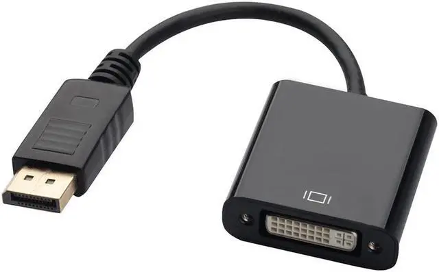 Alt view image 2 of 4 - EnLabs PSDP2DVI DisplayPort to DVI DVI-D Adapter, Gold Plated 1080p DP to DVI Passive Converter Male to Female, Compatible with Lenovo, Dell, HP and Other Brand  - 1920x1200