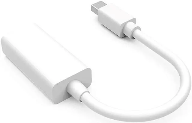 Alt view image 2 of 4 - EnLabs PSMDP2HD Thunderbolt Mini DisplayPort to HDMI-compatible Passive Converter - Mini DP to HDMI-compatible Adapter - 1920x1080p - MDP to HDMI-compatible -White