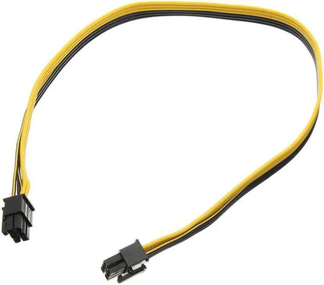 Alt view image 2 of 5 - EnLabs PCIE6PMM30CM 1ft 18AWG PCIe 6pin Male to Male PCI-E Power Cable for GPU Power Supply Breakout Board Adapter for Ethereum Mining ETH ZEC - Compatible DPS-800GB,DPS-1200,PS-2751-5Q etc