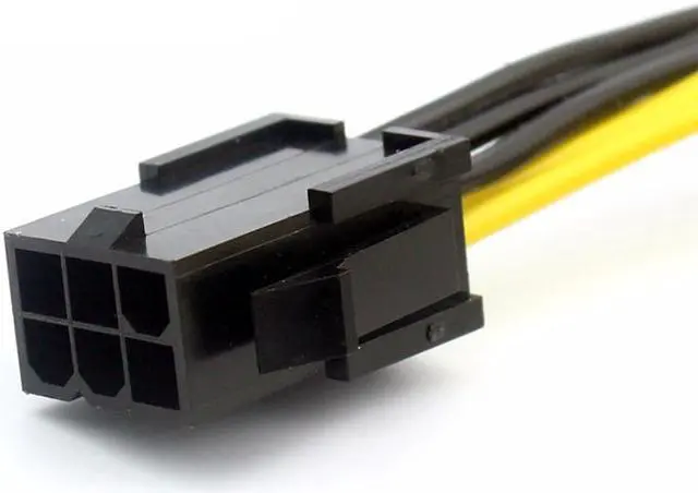 Alt view image 4 of 5 - EnLabs PCIE6PEX30CM 12 inch PCIe 6pin Male to Female Extension Power Cable,18AWG UL LIsted PCI-E 6-pin Power Extension for GPU Video Card