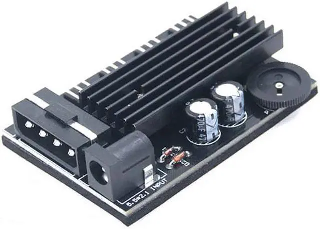 Alt view image 2 of 4 - EnLabs TX3CO4D 4 Way 3 pin CPU Cooler Case Fan Speed Controller w/ Backed Tap for Internal & Mining Cooling - Extra 5.5*2.1DC for Router Dissipate Heat - Molex to 4 x 3pin Fan Hub