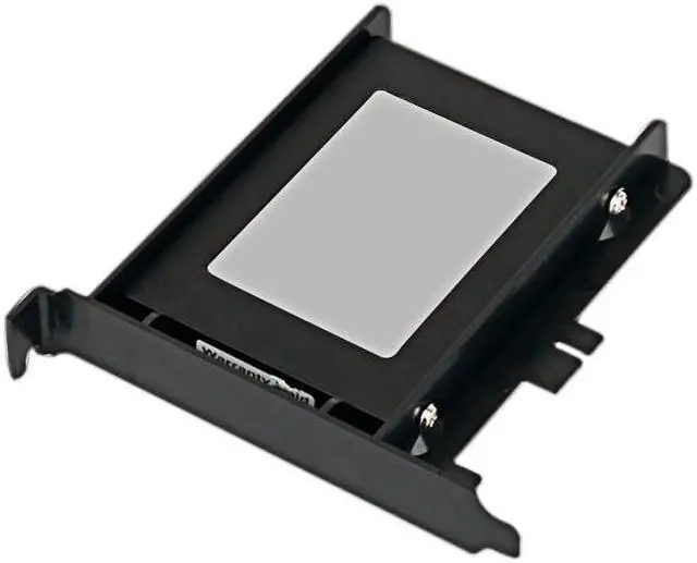 Alt view image 4 of 6 - EnLabs PCIBR25SSD PCI Slot 2.5" HDD/SSD Mounting Bracket - 2.5" HDD to PCI Slot Rear Panel  Hard Drive Adapters - Black