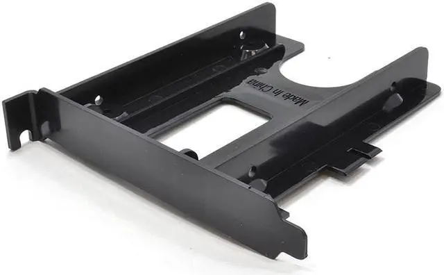 Alt view image 3 of 6 - EnLabs PCIBR25SSD PCI Slot 2.5" HDD/SSD Mounting Bracket - 2.5" HDD to PCI Slot Rear Panel  Hard Drive Adapters - Black