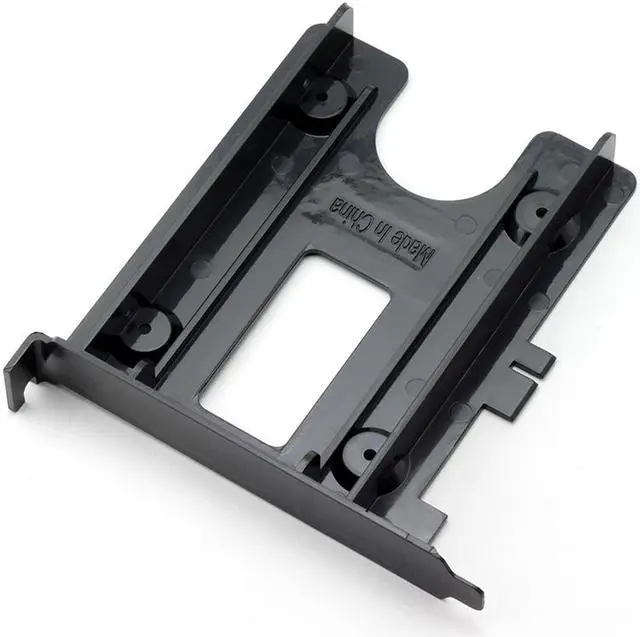Alt view image 2 of 5 - EnLabs PCIBR25SSDKIT PCI Slot 2.5" HDD/SSD Mounting Bracket w/ 40CM SATA Data & Power Combo Cable - 2.5" HDD to PCI Slot Rear Panel  Hard Drive Adapters - Black