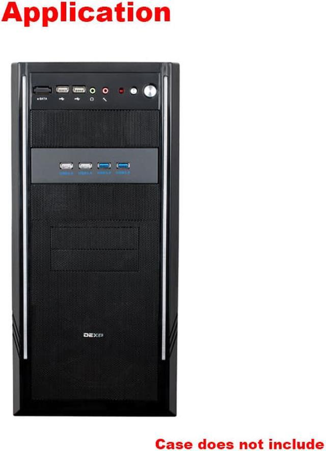 Alt view image 5 of 5 - EnLabs FP525U22U32M PC Case 5.25 inch front panel 4 Ports USB Hub,2 Ports USB 3.0 & 2 Ports USB 2.0,2.6ft USB Type A Female to motherboard Adapter Cable