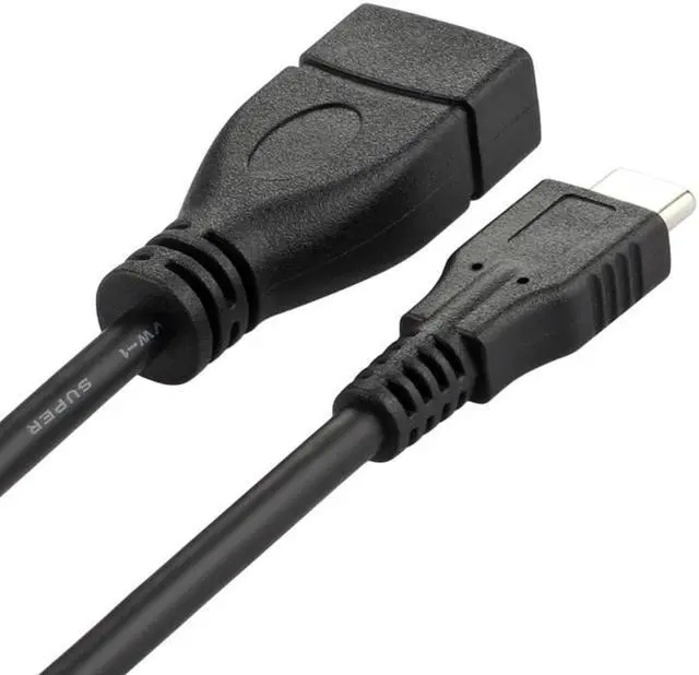 Alt view image 3 of 3 - EnLabs OTGUSBCM2AF 8“ USB-C to USB 3.0 Type A OTG Adapter, Converts USB-C to USB-A Female, Compatible w/ MacBook 2016, Samsung Galaxy Note 8, Galaxy S8 S8+ S9, Google Pixel, Nexus, etc.