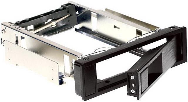 Alt view image 5 of 6 - EnLabs 525RACK35SATA 5.25" CD-ROM Space internal 3.5 inch SATA HDD Frame/Mobile Rack w/ SATA Data & Power Cable - Internal SATA Backplane Enclosure