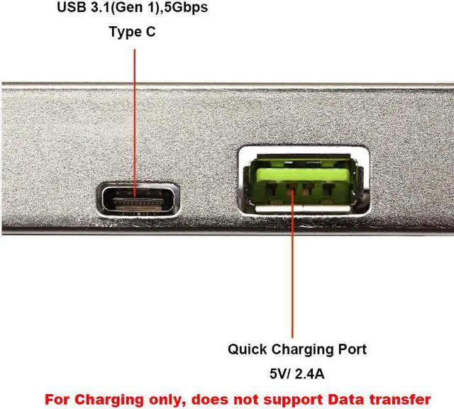Alt view image 6 of 6 - EnLabs PCIEU3C20SC PCIe Express Card to USB 3.0 Type-C w/ 2.4A Quick Charging and 19Pin USB 3.0 Dual,Port Power by 15pin SATA