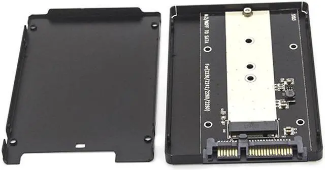 Alt view image 4 of 5 - EnLabs ENM22SATA3 NGFF M.2 SSD to 2.5" SATA III Converter Adapter with 7mm Enclosure, Support NGFF SATA-bus M.2 2280 2260 2242 2230 SSD with Key B / Key B+M