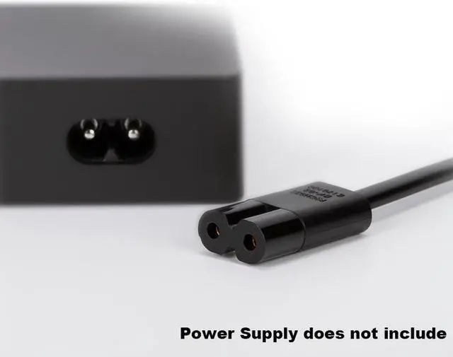 Alt view image 3 of 4 - EnLabs MSACPW50CM NEMA 1-15 Male to IEC 60320 C7 AC Adapter Power Extension Cord for Microsoft Surface Power Charger of Surface Pro 2017/ Pro 4/ Pro 3/ Pro 2, Surface 2 Tablet etc -1.64ft