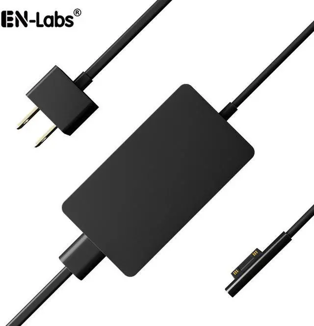 Main image of Enlabs MSSURPW65W Surface Power Supply Adapter 65W 15V 4A for Microsoft Surface Book Surface Pro 3 Pro 4 Surface Laptop & Surface Pro (2017) with 5V 1A USB Port