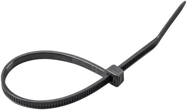 Alt view image 2 of 5 - Enlabs TIEG4X200 Cable Zip Ties,100 Pieces Heavy Duty 8 Inch Ultra Strong Plastic Self-Locking Wire Ties with 40LBS Tensile Strength Nylon Tie Wraps -Black