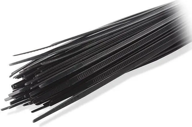 Alt view image 3 of 5 - Enlabs TIEG4X200 Cable Zip Ties,100 Pieces Heavy Duty 8 Inch Ultra Strong Plastic Self-Locking Wire Ties with 40LBS Tensile Strength Nylon Tie Wraps -Black
