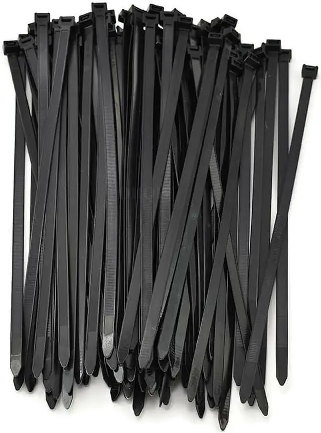 Alt view image 3 of 5 - Enlabs TIEG5X350 Cable Zip Ties,100 Pieces Heavy Duty 14 Inch Ultra Strong Plastic Self-Locking Wire Ties with 50LBS Tensile Strength Nylon Tie Wraps -Black