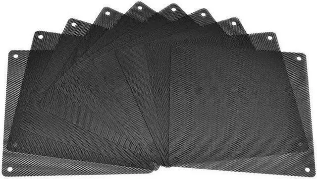 Alt view image 3 of 5 - Enlabs PVCFL8CM10PK 80 mm Black PVC Mesh Dust Filter PC Cooler Fan Filter Dustproof Computer Case Cover,10 Pack