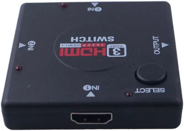 Alt view image 4 of 5 - EnLabs HDMI1X3SW Manual Select 3-Port 1080p HDMI-compatible Switch,3 In 1 Out Full HD 1920x1080 HDMI-compatible Switcher for HDMI-compatible Devices DVD,PC& More