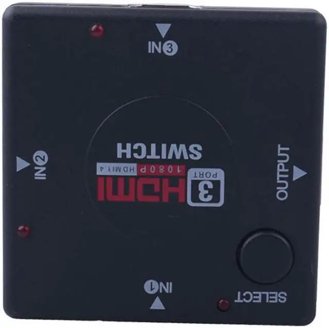 Alt view image 5 of 5 - EnLabs HDMI1X3SW Manual Select 3-Port 1080p HDMI-compatible Switch,3 In 1 Out Full HD 1920x1080 HDMI-compatible Switcher for HDMI-compatible Devices DVD,PC& More
