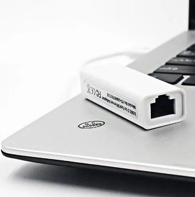 Alt view image 4 of 4 - EnLabs USB 2.0 to Network Converter, USB 2.0 to 10/100 Mbps Fast RJ45 Ethernet LAN Network Adapter(REALTEK RTL8152B chipset,Macbook, Chromebook, Windows 8.1 and More, Plug and Play)