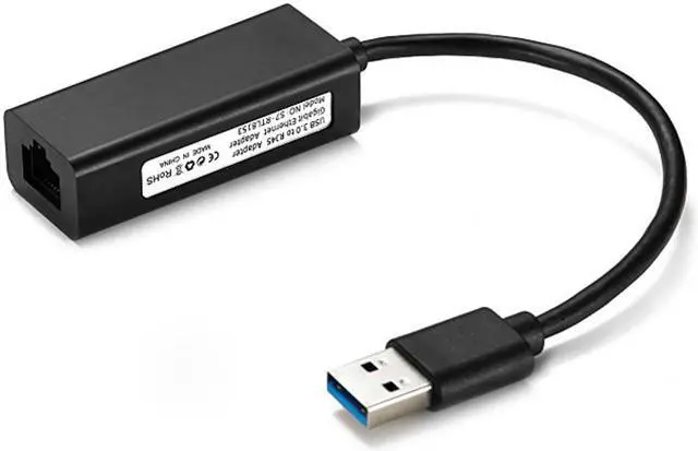 Alt view image 2 of 4 - EnLabs USB 3.0 to Network Converter, USB 3.0 to 10/100/1000 Mbps RJ45 Gigabit Ethernet LAN Network Adapter(REALTEK RTL8153 chipset, Macbook, Chromebook, Windows 8.1 and More, Plug and Play)