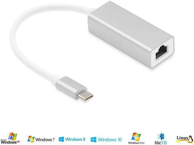 Alt view image 3 of 6 - EnLabs USB-C Gigabit Network Adapter,USB 3.1 Type-C to 10/100/1000 Mbps RJ45 Ethernet LAN Network Wired Internet Converter(ASIX: AX88179 chipset),for Nintendo Switch,Macbook, Chromebook, Windows 10