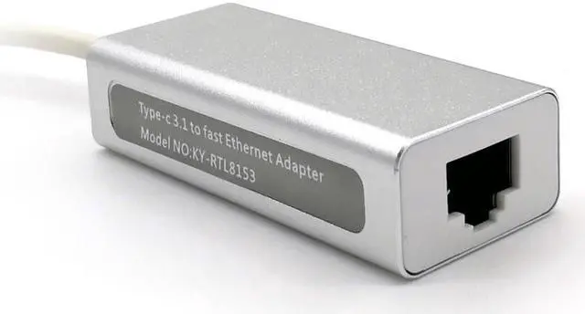 Alt view image 2 of 6 - EnLabs USB-C Gigabit Network Adapter,USB 3.1 Type-C to 10/100/1000 Mbps RJ45 Ethernet LAN Network Wired Internet Converter(ASIX: AX88179 chipset),for Nintendo Switch,Macbook, Chromebook, Windows 10