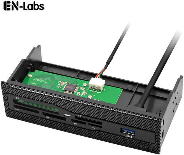 Main image of EnLabs U2CR525U3 5.25 inch PC Case Mesh Front panel All-in-1 Multifunction CF/XD/MS/M2/SD/TF Internal USB 2 .0 Card Reader USB Flash Memory w/ USB 3.0 Port