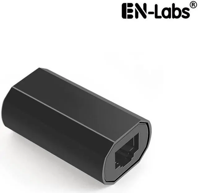 Main image of EnLabs Ethernet Network RJ45 Coupler,Cat7/Cat6/Cat5e Ethernet Cable Shielded Extender Adapter Female to Female w/ Thunder & Lightning Protection