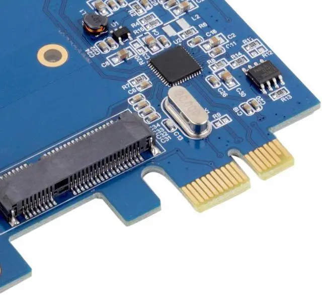 Alt view image 5 of 6 - EnLabs PCIe X1 To MSATA SSD & SATA3.0 Combo Expansion Card, ASM1061 Chipset PCI Express Controller Mini SATA SSD Adapter for PC Desktop w/ Standard Profile Bracket