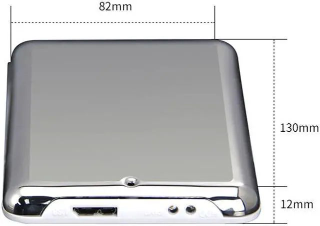 Alt view image 3 of 7 - En-Labs ENU325SSDHTS 2.5" USB 3.0 HDD SATA External Hard Drive Disk Enclosure Case Box Support UASP for 7 & 9.5mm SATA I/II/III SSD and HDD