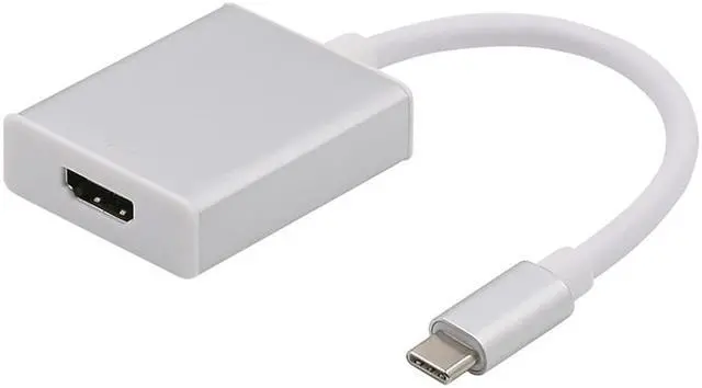Alt view image 3 of 6 - EnLabs UC2HD4KSL USB C TO HDMI Adapter - USB 3.1 Type C (USB-C) to HDMI 4K2K@30Hz Adapter (Thunderbolt 3), DP Alt Mode Converter  w/ Aluminium Case for 2017 MacBook Pro/Samsung Galaxy S8 - Silver