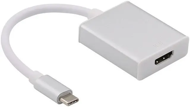 Alt view image 4 of 6 - EnLabs UC2HD4KSL USB C TO HDMI Adapter - USB 3.1 Type C (USB-C) to HDMI 4K2K@30Hz Adapter (Thunderbolt 3), DP Alt Mode Converter  w/ Aluminium Case for 2017 MacBook Pro/Samsung Galaxy S8 - Silver