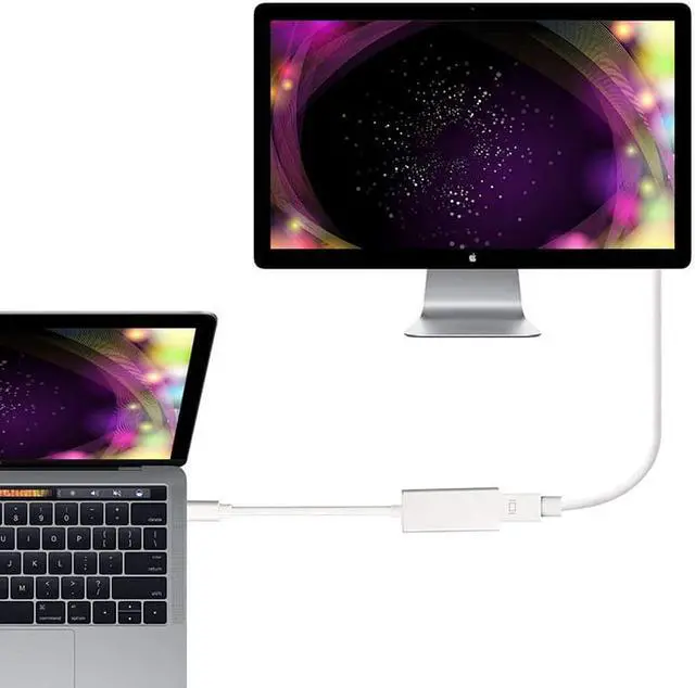 Alt view image 4 of 5 - EnLabs UC2MINIDPSL USB C TO Mini DisplayPort Adapter - USB 3.1 Type C (USB-C) to Mini DP 4K2K@60Hz Adapter (Thunderbolt 3), DP Alt Mode Converter  w/ Aluminium Case for 2017 MacBook Pro/ iMac 2017