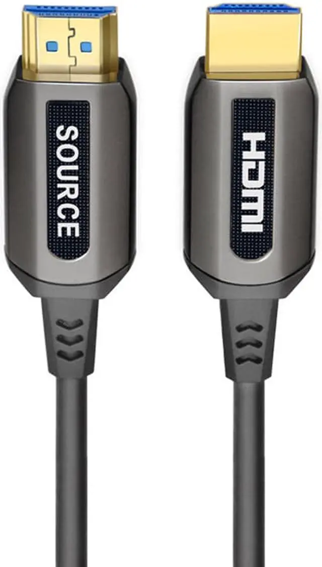 Alt view image 2 of 5 - Extra Long AOC HDMI Slim Fiber Optic Cable 40 Meter Premium High Speed Support 18Gbps 4K 60Hz HDR,ARC,Dolby Vision, 3D,HDCP2.2,subsampling 4:4:4/4:2:2/4:2:0 for PS4 & PC, TV Box, HDTV - 131.15ft