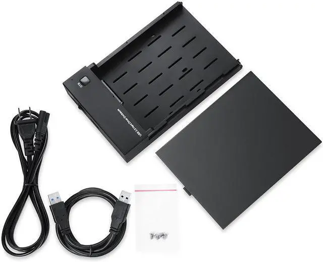 Alt view image 7 of 7 - EnLabs ENU335HDD USB 3.0 to 3.5inch or 2.5 inch SATA External Hard Disk Drive Enclosure w/ UASP, Tool-Free HDD SSD Docking Station for 2.5" 3.5" SATA I/II/ III HDD SSD Up to 8TB, Support OTB Function