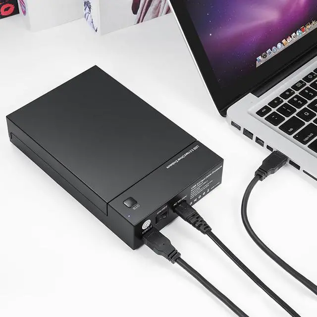 Alt view image 6 of 7 - EnLabs ENU335HDD USB 3.0 to 3.5inch or 2.5 inch SATA External Hard Disk Drive Enclosure w/ UASP, Tool-Free HDD SSD Docking Station for 2.5" 3.5" SATA I/II/ III HDD SSD Up to 8TB, Support OTB Function