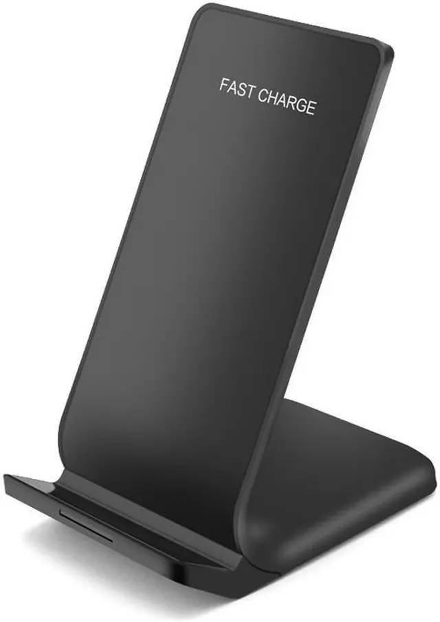 Alt view image 2 of 5 - Enlabs WLCHQ700 Fast Wireless Charger Qi Wireless Charging Stand Holder -7.5W for iPhone X/8/8 Plus, 10W for Samsung Galaxy S9/S9 Plus/Note 8/S8, 5W All Qi-Enabled Phones(No AC Adapter)