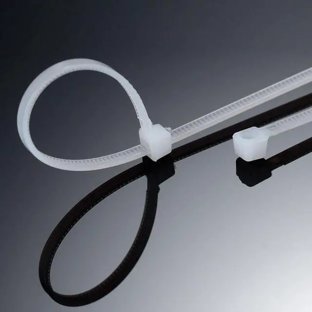 Alt view image 3 of 4 - Enlabs TIEG3X100CL Cable Zip Ties,100 Pieces 4 Inch Ultra Strong Plastic Self-Locking Wire Ties with 18LBS Tensile Strength Nylon Tie Wraps -Clear