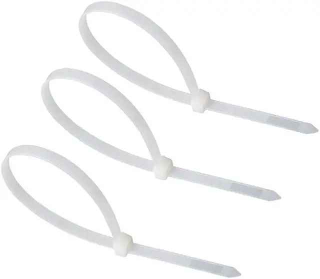 Alt view image 2 of 4 - Enlabs TIEG5X350CL Cable Zip Ties,100 Pieces Heavy Duty 14 Inch Ultra Strong Plastic Self-Locking Wire Ties with 50LBS Tensile Strength Nylon Tie Wraps -Clear