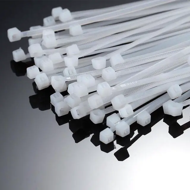 Alt view image 4 of 4 - Enlabs TIEG5X350CL Cable Zip Ties,100 Pieces Heavy Duty 14 Inch Ultra Strong Plastic Self-Locking Wire Ties with 50LBS Tensile Strength Nylon Tie Wraps -Clear