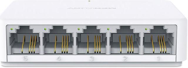 Switch Ethernet 5 Ports RJ45 Répartiteur Réseau 10/100Mbps Mini
