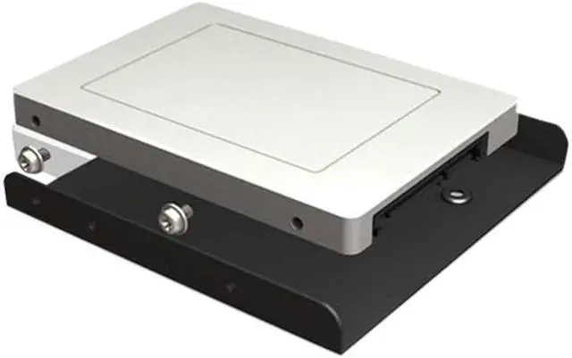 Alt view image 3 of 5 - 2.5 to 3.5 Inch Hard Drive Adapter Mount Bracket w/Screws,HDD Caddy 2.5 SSD to 3.5 Tray Holder Converter