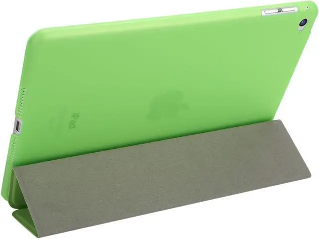 Alt view image 3 of 3 - Case for iPad Mini 4 7.9"Ultra Slim Smart Cover Case 3 Folding Stand Auto Sleep/Wake w/ Matte Back Cover for Apple iPad 4 -Green